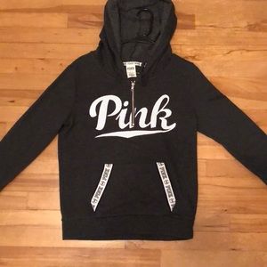 VS PINK half-zip sweatshirt